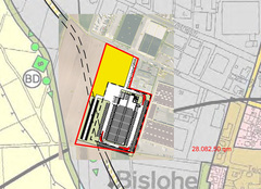 Projektentwicklung DP DHL mechanisierte Zustellbasis_Lageplan Tröger Architekten München 2/3